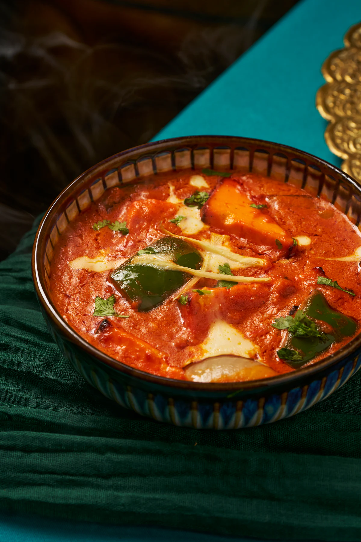 A warm Indian curry