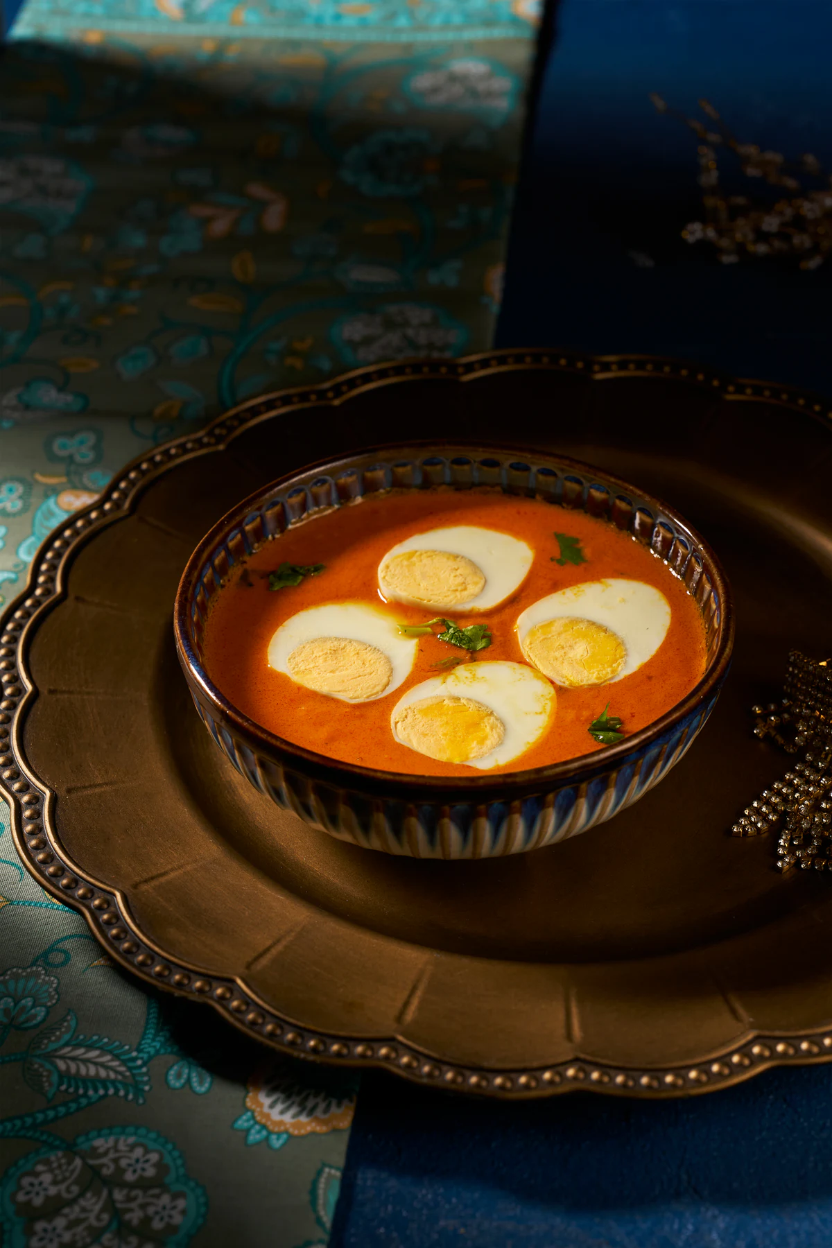 Egg curry in a rich sauce
